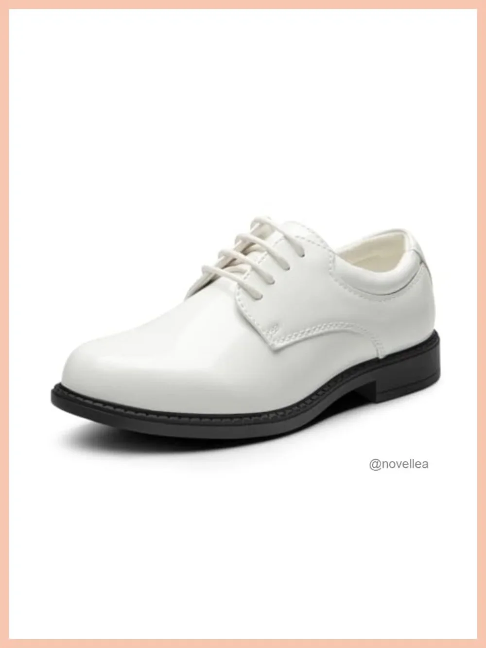 Boys Oxford Dress Shoes, Faux Leather & PU, Chunky Sole, Lace-Up